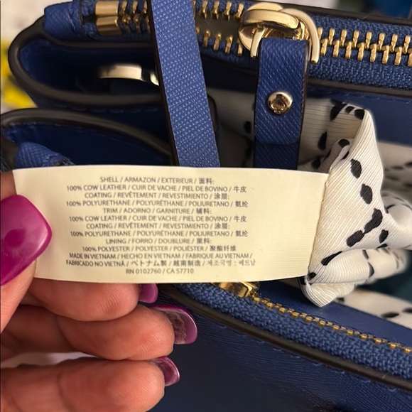 Kate Spade Blue Satchel with Structured Design - Picture 3 of 10